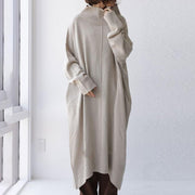 Casual Cocoon Shape Sweater Dress