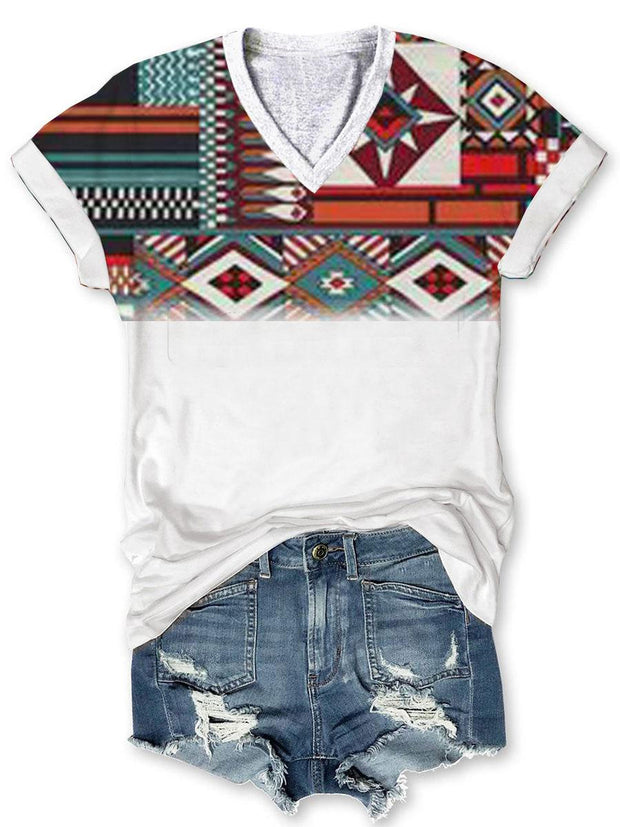 Cowboy Western Aztec Women's T-Shirt