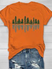 Nature Forest Print Women's T-shirt