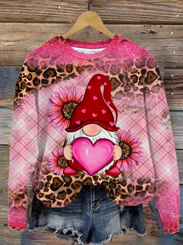 Love Sunflower Gnome Long Sleeve Top